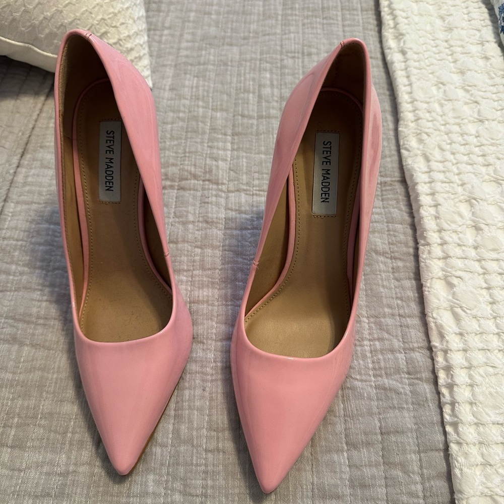 Steve Madden Pink Heels Elegant Pointed-Toe Pumps